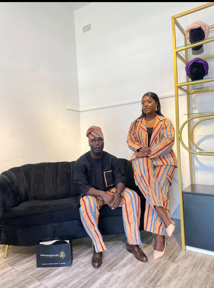 2 piece suits male and female